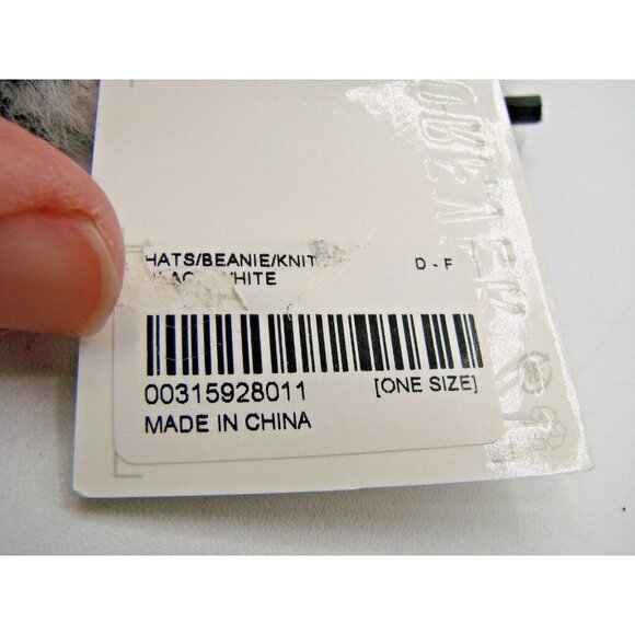 Forever 21 The Grinch Black White Checked Beanie Hat Knit So Soft Streetwear OS - Picture 11 of 11